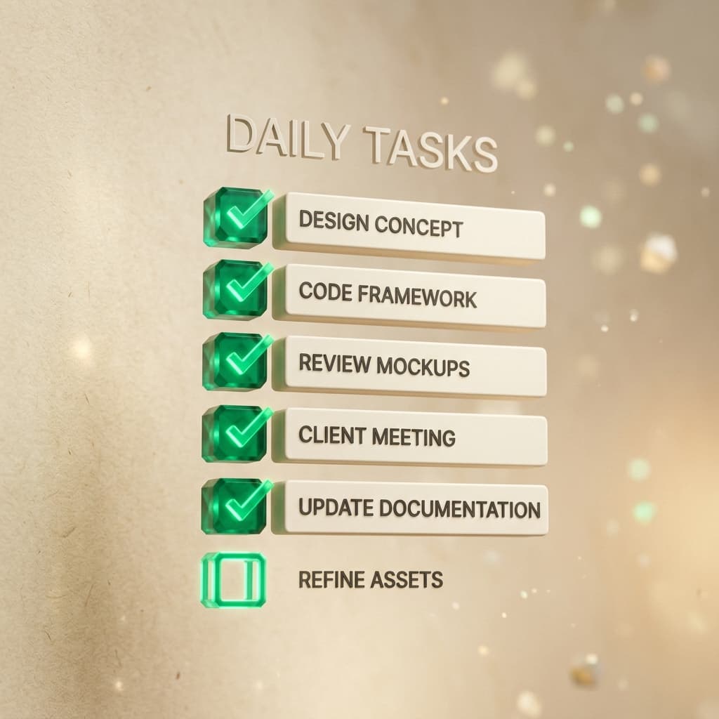 Practice generator showing a quiz interface with answer checking